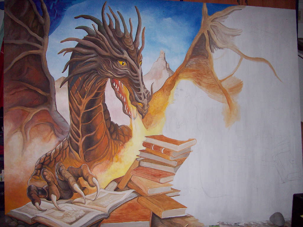 DISEGNO DRAGO FANTASY