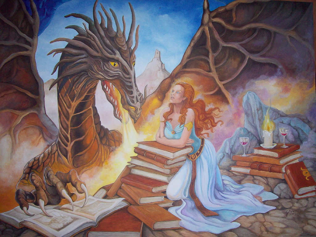 DISEGNO DRAGO FANTASY