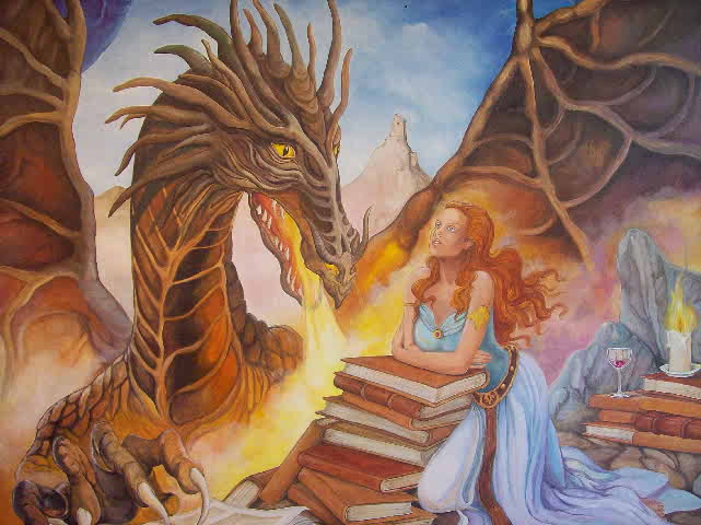 disegno drago fantasy