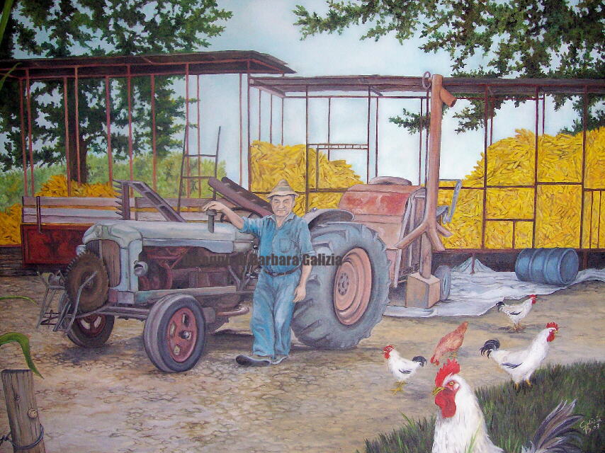 quadro a olio trattore