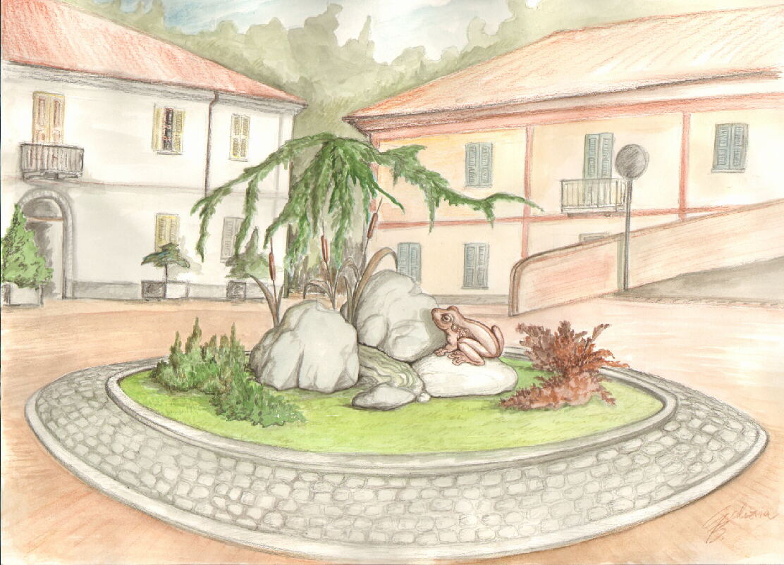 statua rana cantarana